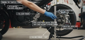Can You Tighten A Motorcycle Chain Without A Stand