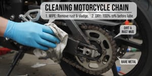 Cómo deshacerse de óxido en la cadena de la motocicleta