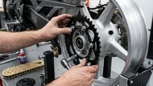 Comment aligner la chaîne de moto