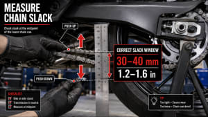 How Loose Should A Motorcycle Chain Be? Stop Vi...