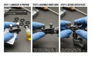 Comment riveter une chaîne de moto