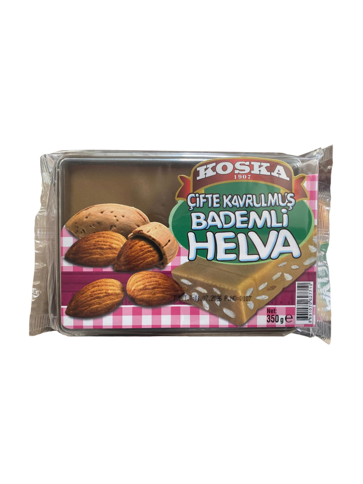 350 gr. Çifte Kavrulmuş Bademli Yaz Helvası   Yeni Ürün