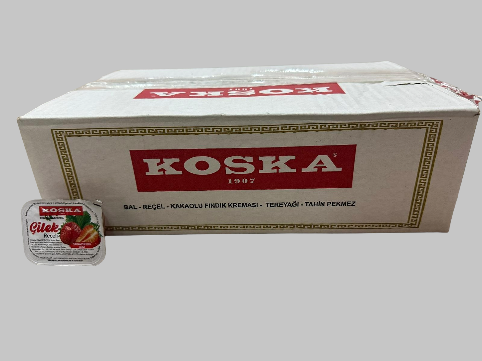 KOSKA 15 G ÇİLEK REÇELİ * 100
