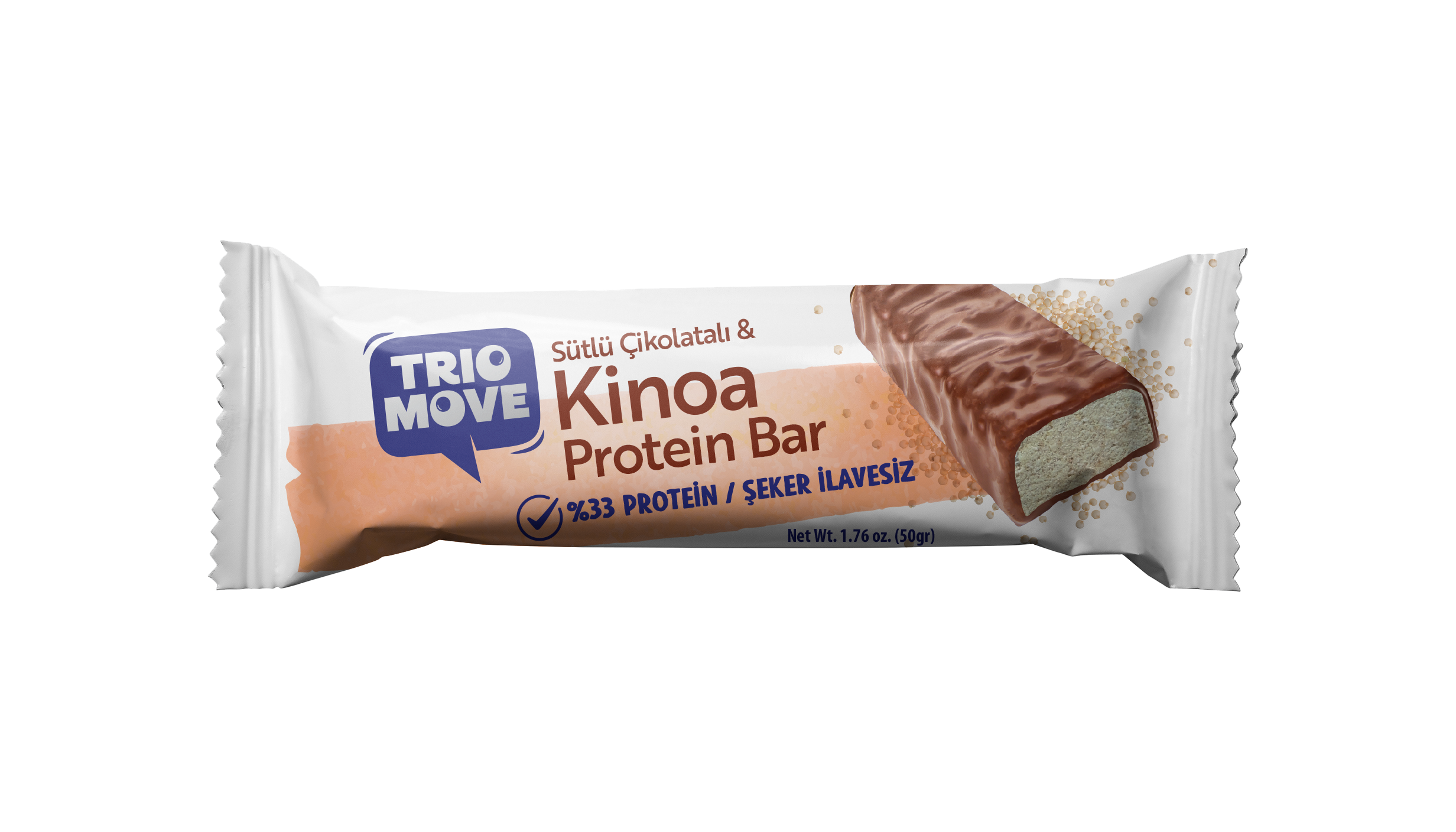 TRIO MOVE ÇİKOLATA KAPLI DETOKS PROTEIN BAR KİONA 50GR*9*8