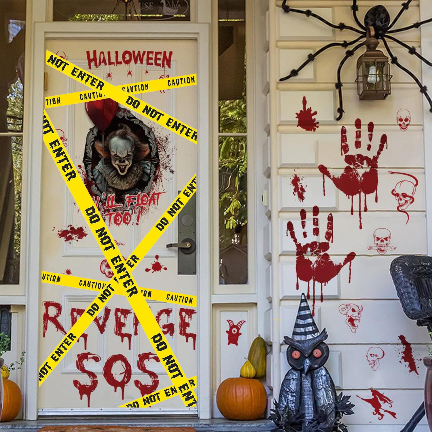 Cinta de precaución de Halloween