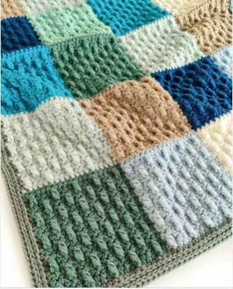 Happy Blocks Blanket