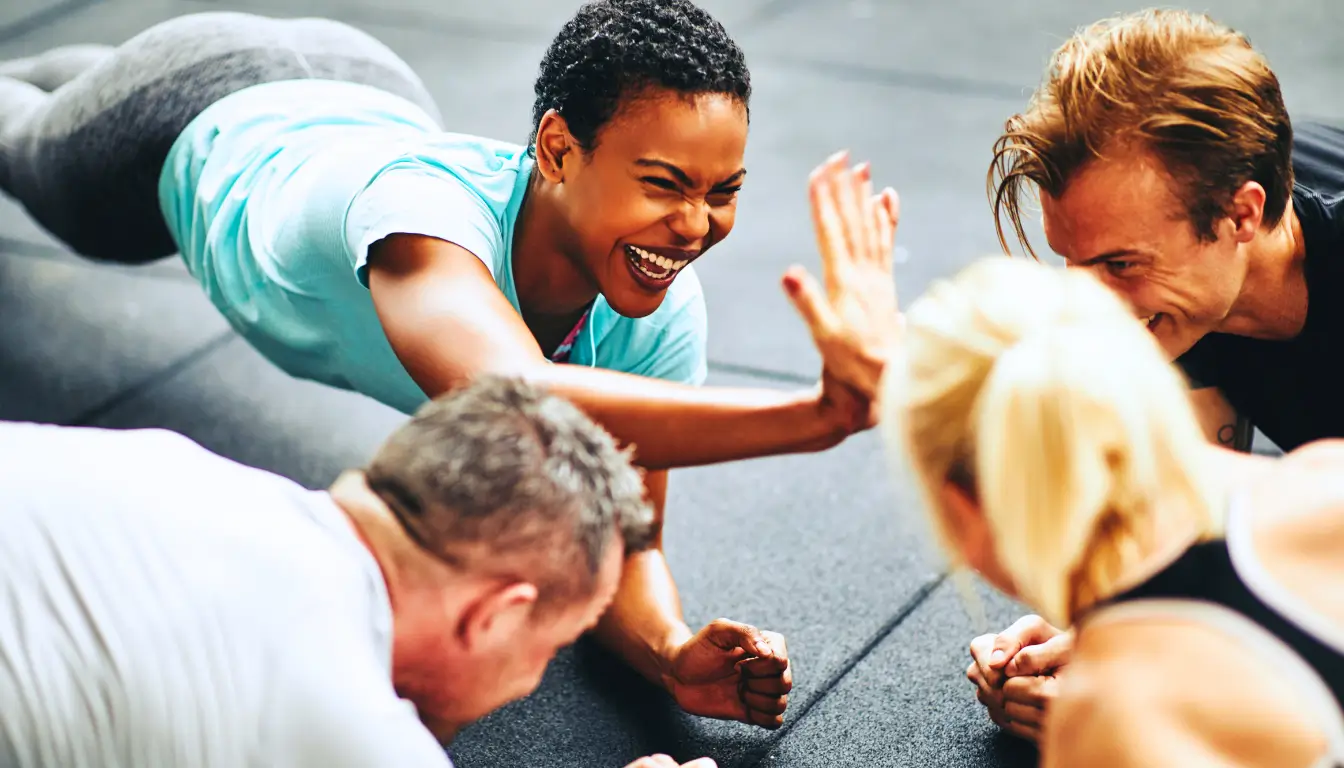 Expats exercising together, bonding, and building friendships while living abroad.