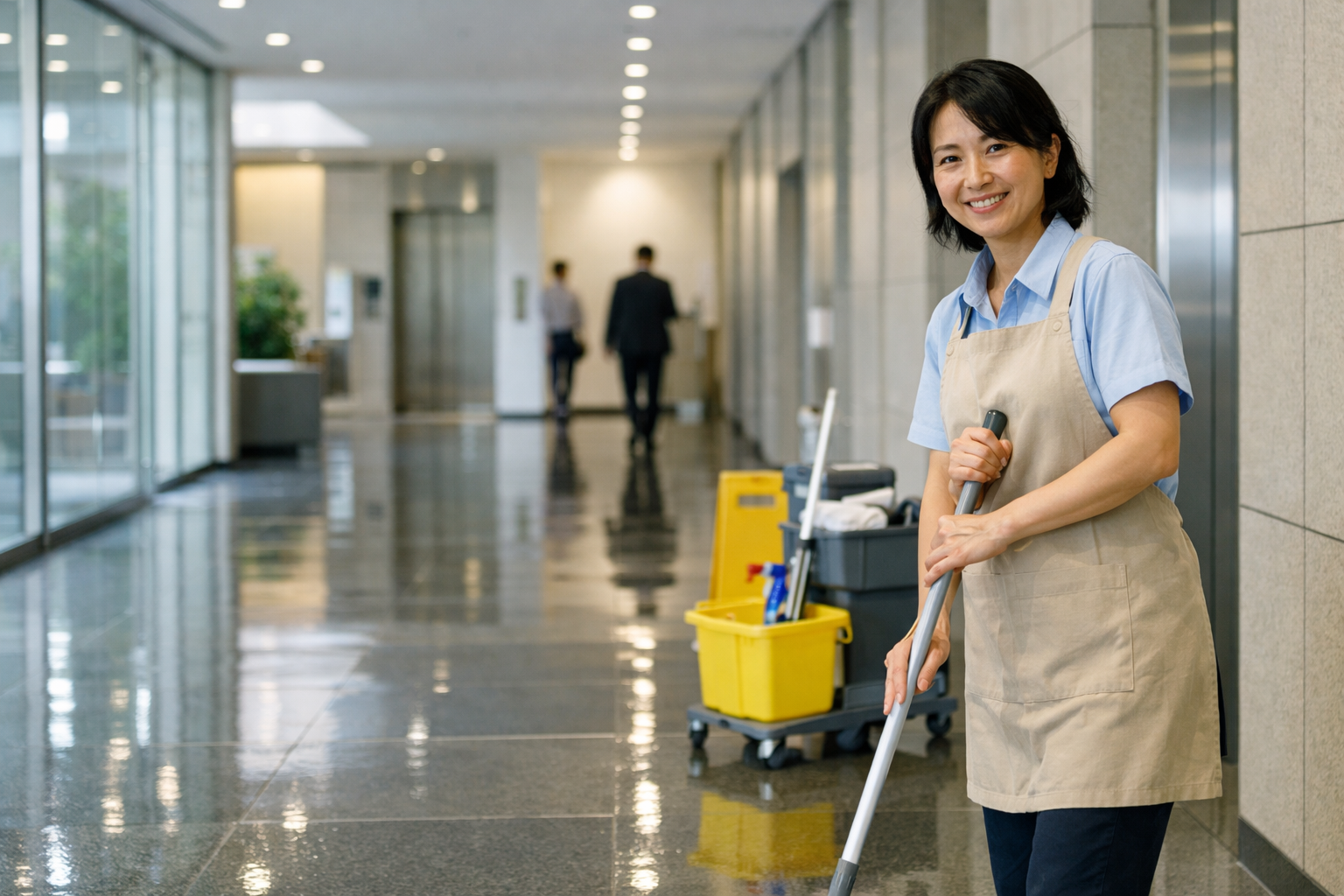 【施設清掃】未経験OK！朝だけ短時間◎もくもく清掃スタッフ募集♪