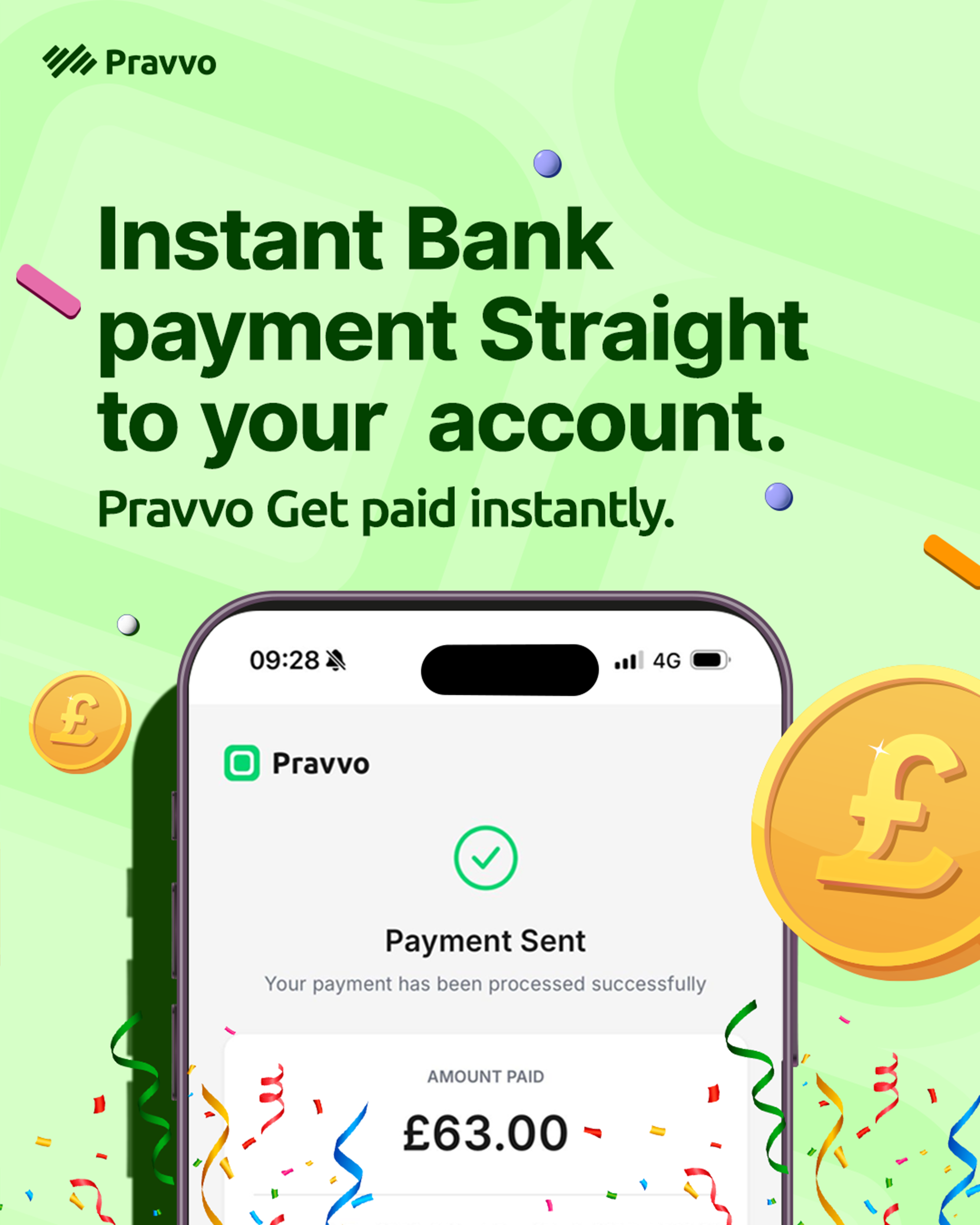 Instant Bank Payment campaign asset