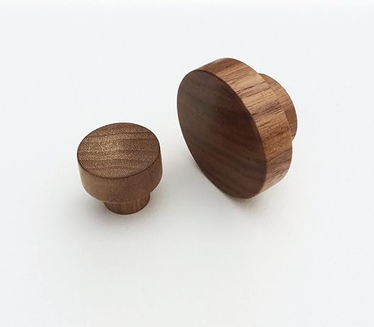 wooden specialist Wooden knob for Drawers Cabinet etc Single knob 1.6 inch Diameter view 3