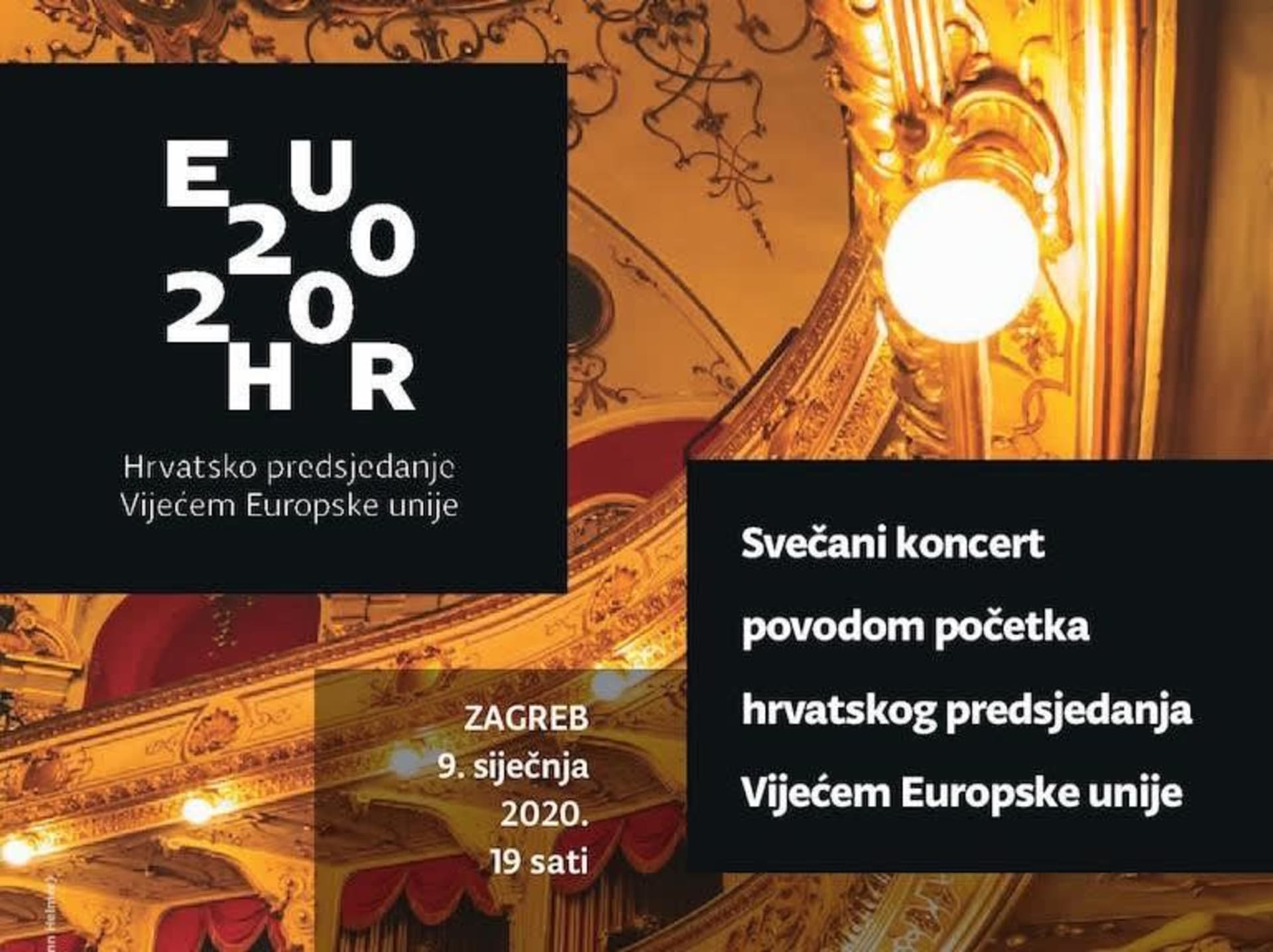 KONCERT U POVODU HRVATSKOG PREDSJEDANJA VIJEĆEM EUROPSKE UNIJE 2020.