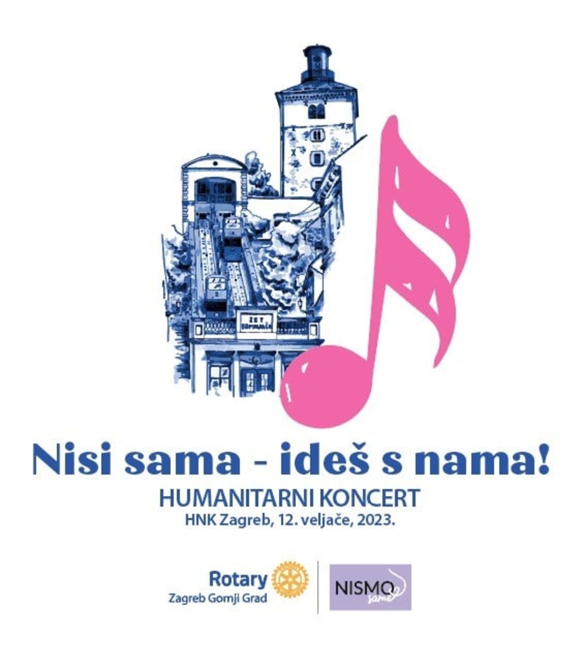 "NISI SAMA - IDEŠ S NAMA!"