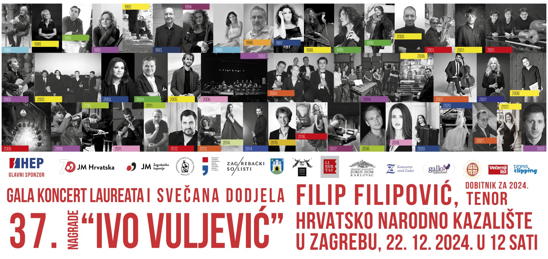 Svečana dodjela 37. Nagrade Ivo Vuljević