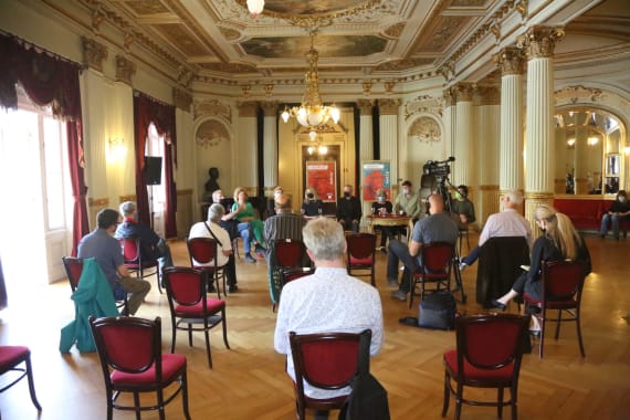 Dramske premijere <em>Aretej</em> i <em>U agoniji </em> Miroslava Krleže u režiji Ivice Buljana 12