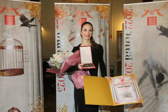 <em>Nagrada Tito Strozzi </em>za sezonu 2021 /22. dodijeljena prvakinji Baleta Ivi Vitić Gameiro 3