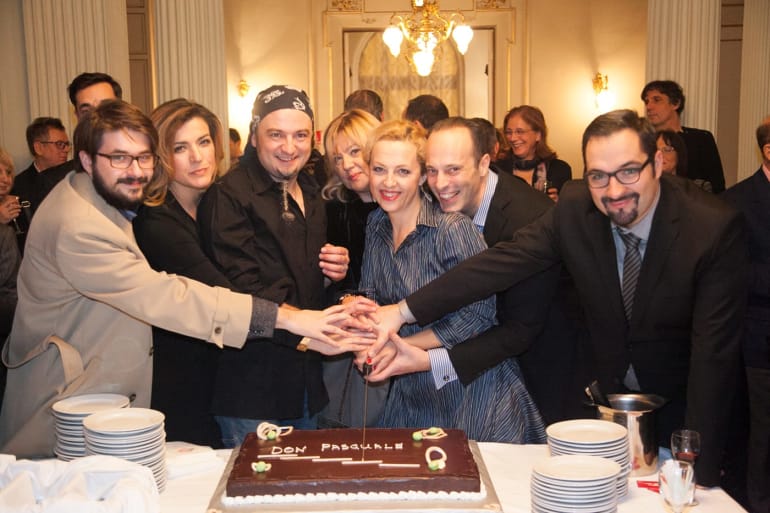 Domjenak poslije premijere Donizzetijeva <em>Don Pasqualea</em>