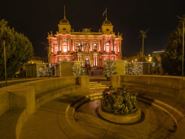 Advent kod Hrvatskog narodnog kazališta u Zagrebu
