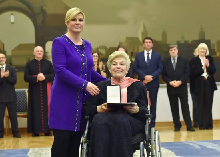 Redom Ante Starčevića odlikovana Blaženka Milić