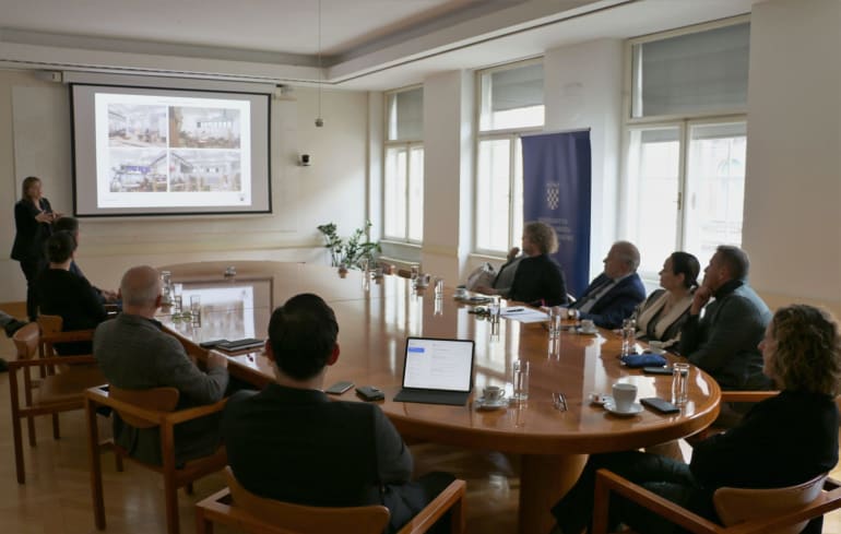 Activities of the Croatian National Theatre in Zagreb relating to the reconstruction in response to the effects of the earthquake