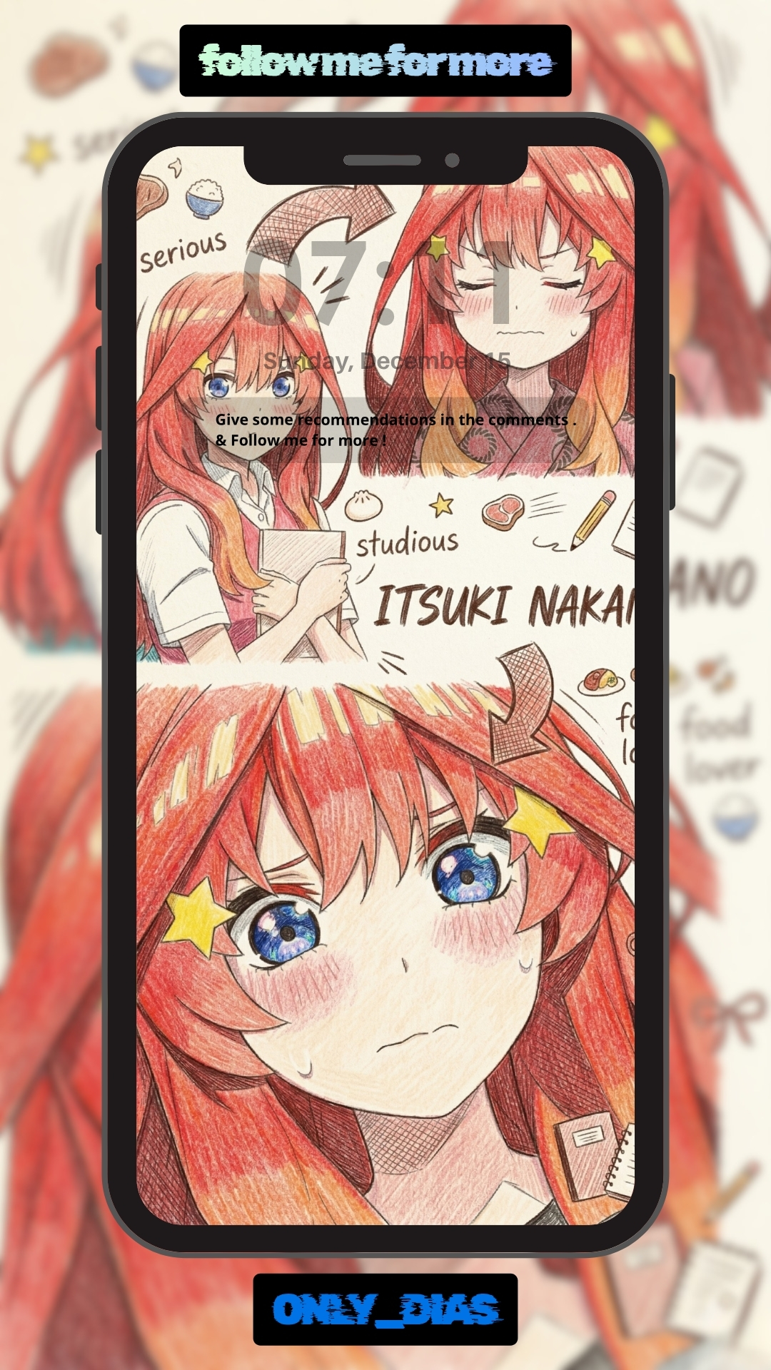 Itsuki Nakano 4K Wallpaper - 2