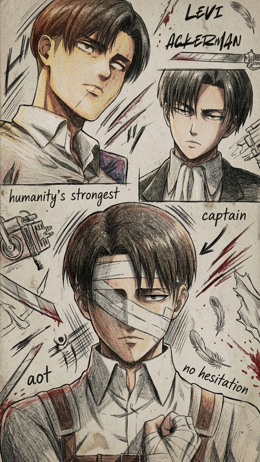 Levi Ackerman 4K Wallpaper - 2