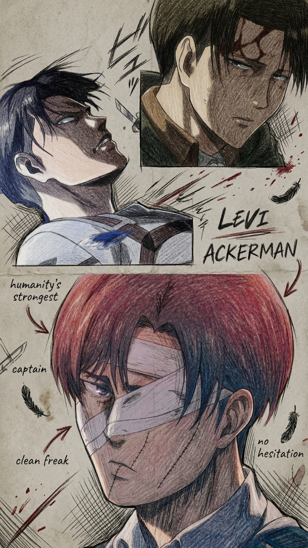 Levi Ackerman 4K Wallpaper - 3