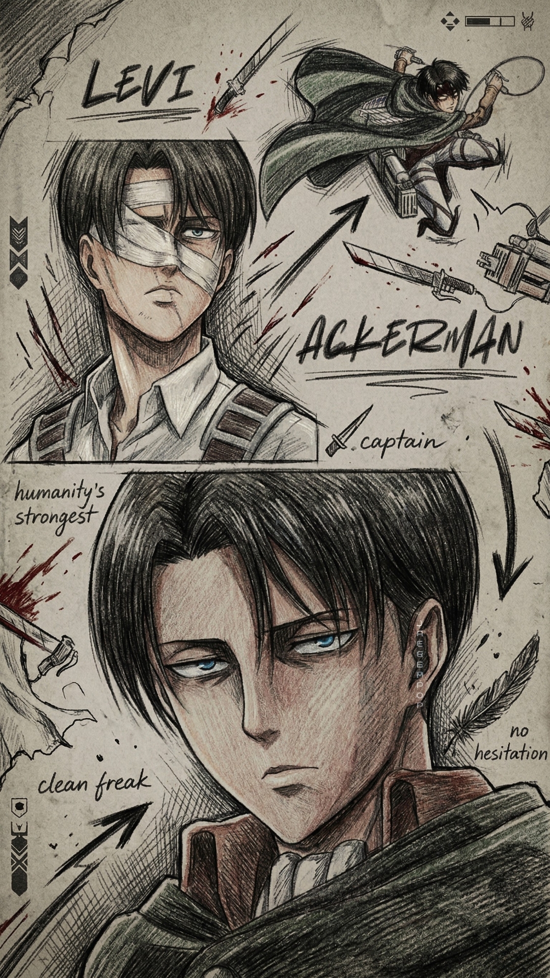 Levi Ackerman 4K Wallpaper - 4