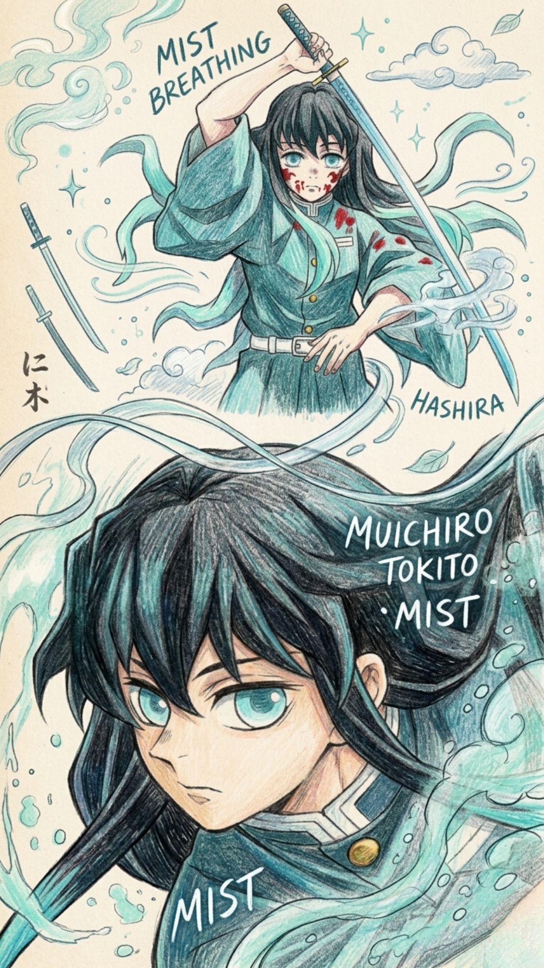 Muichiro Tokito 4K Wallpaper - 3