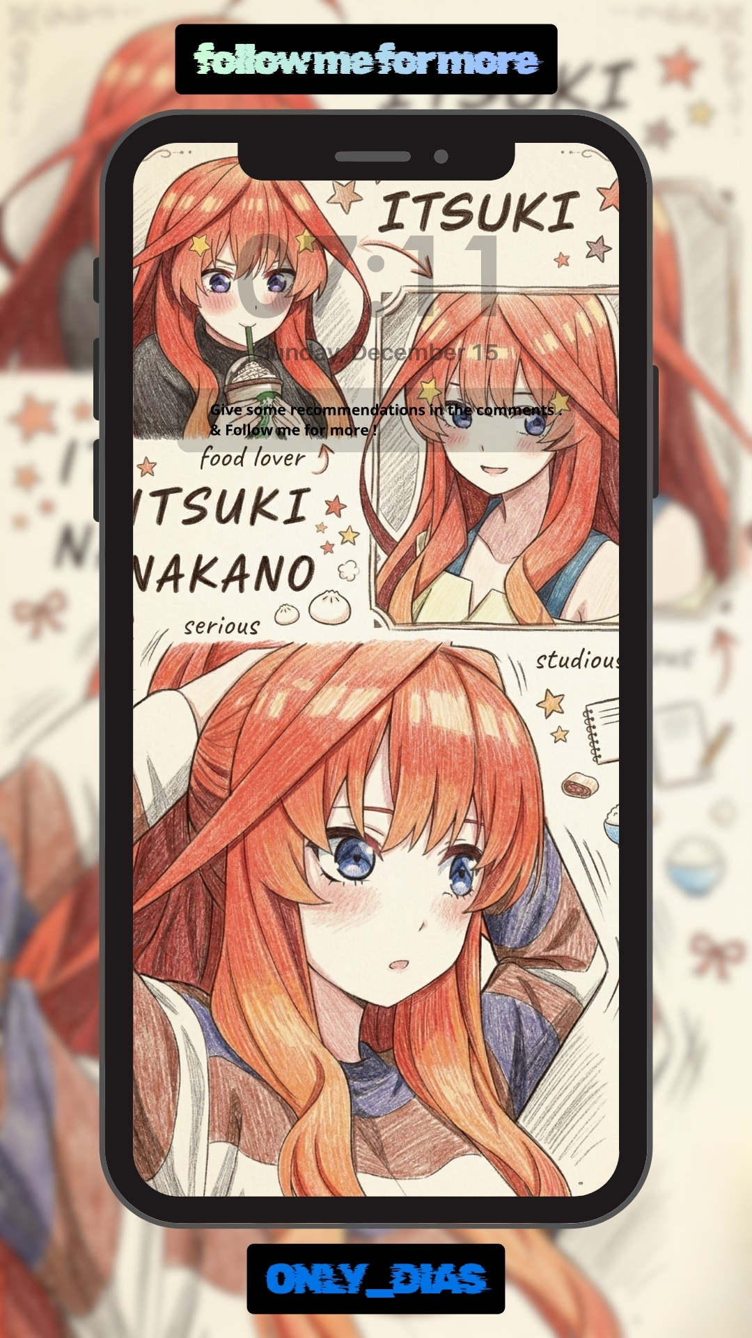 Itsuki Nakano 4K Wallpaper - 6