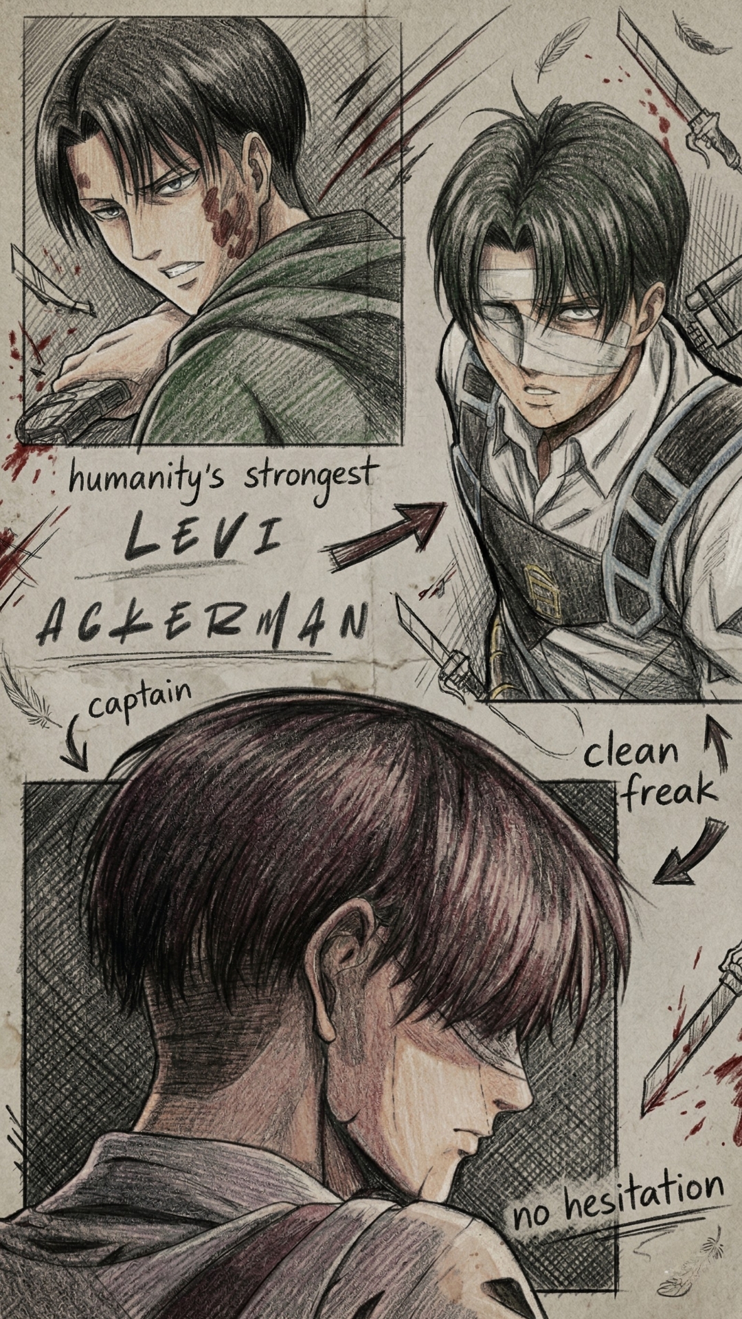 Levi Ackerman 4K Wallpaper - 5