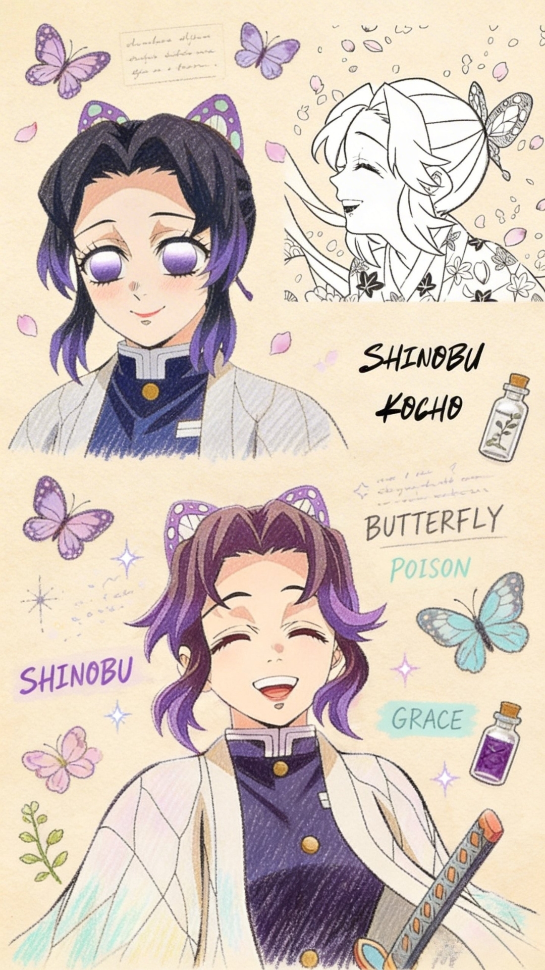 Shinobu Kocho 4K Wallpaper - 4