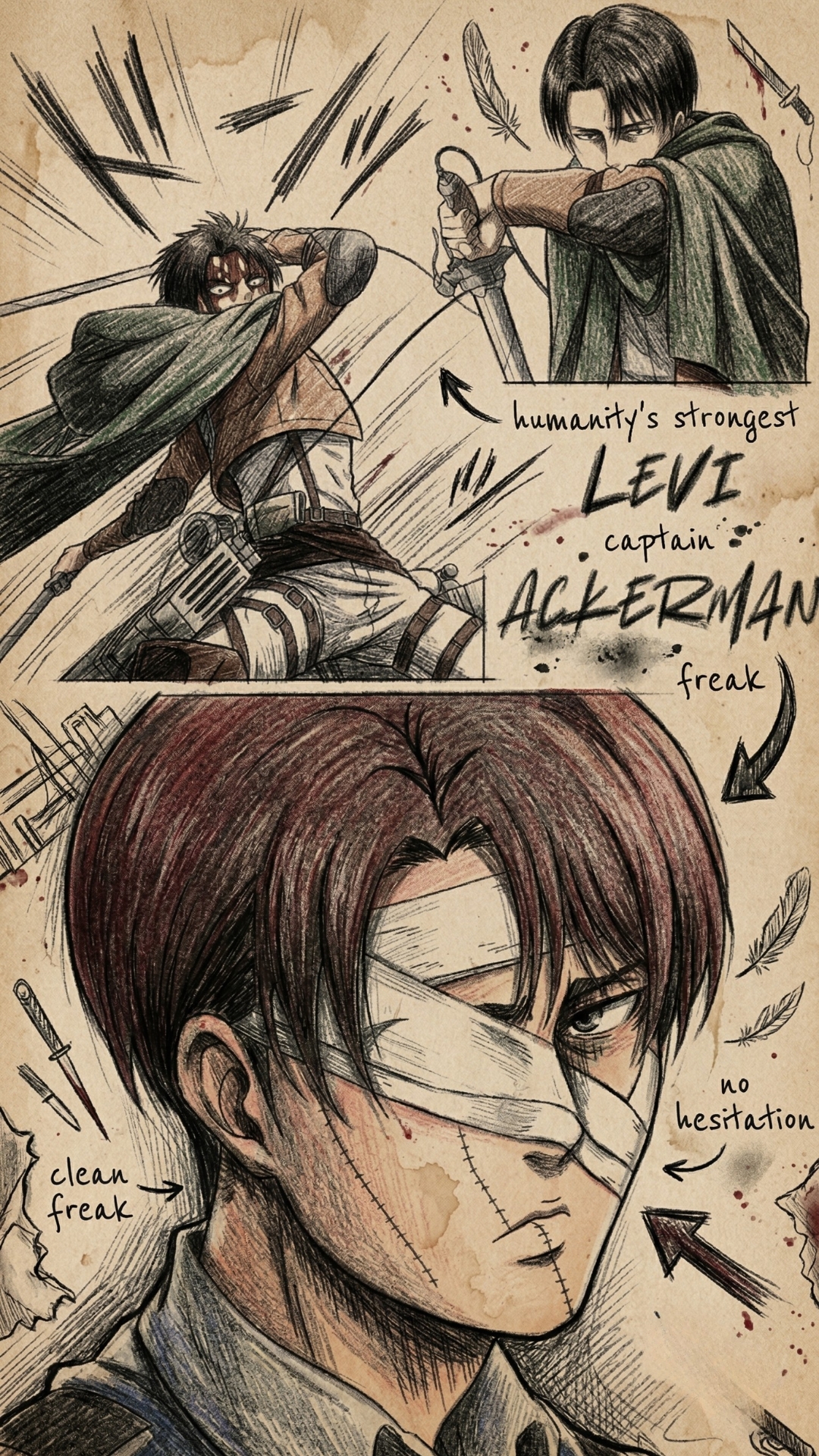 Levi Ackerman 4K Wallpaper - 6