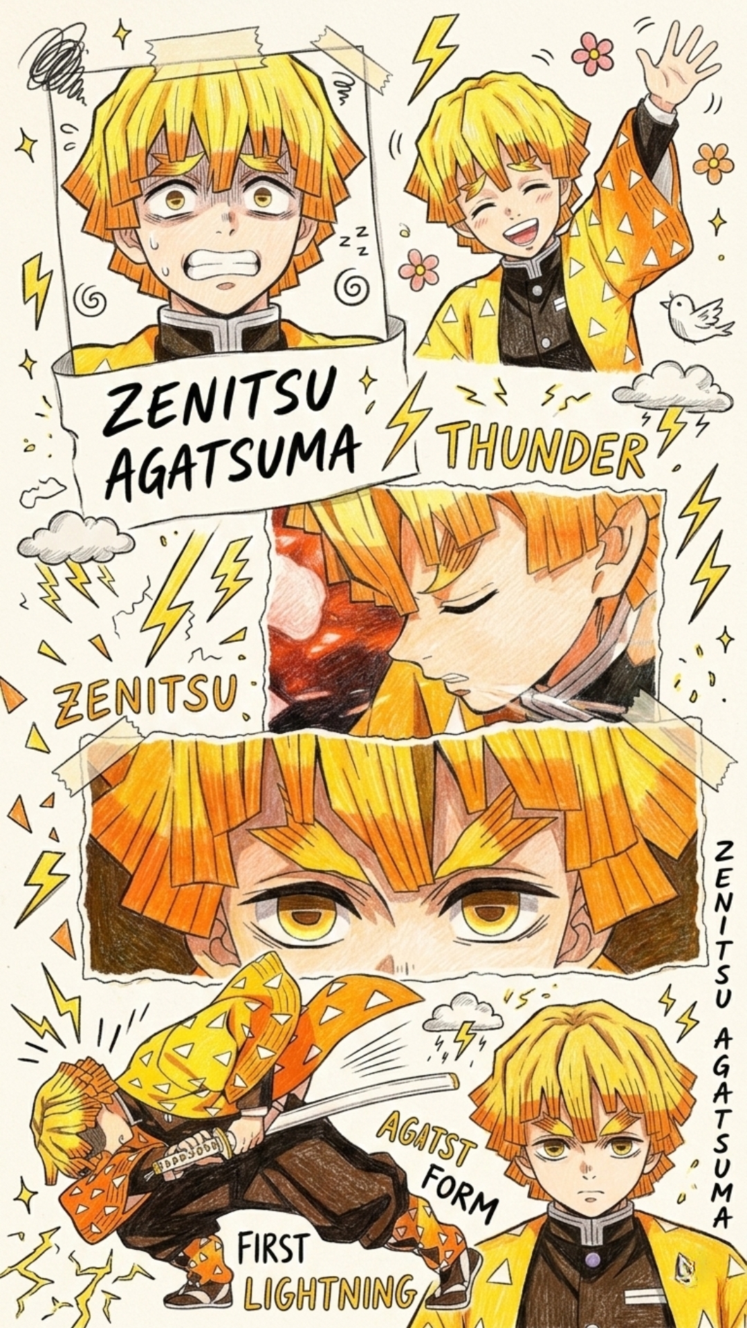 Zenitsu Agatsuma 4K Wallpaper - 5