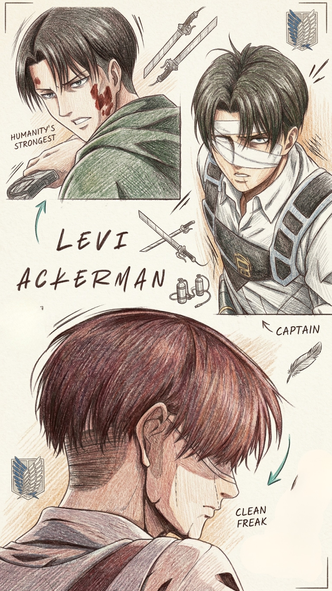 Levi Ackerman 4K Wallpaper - 8
