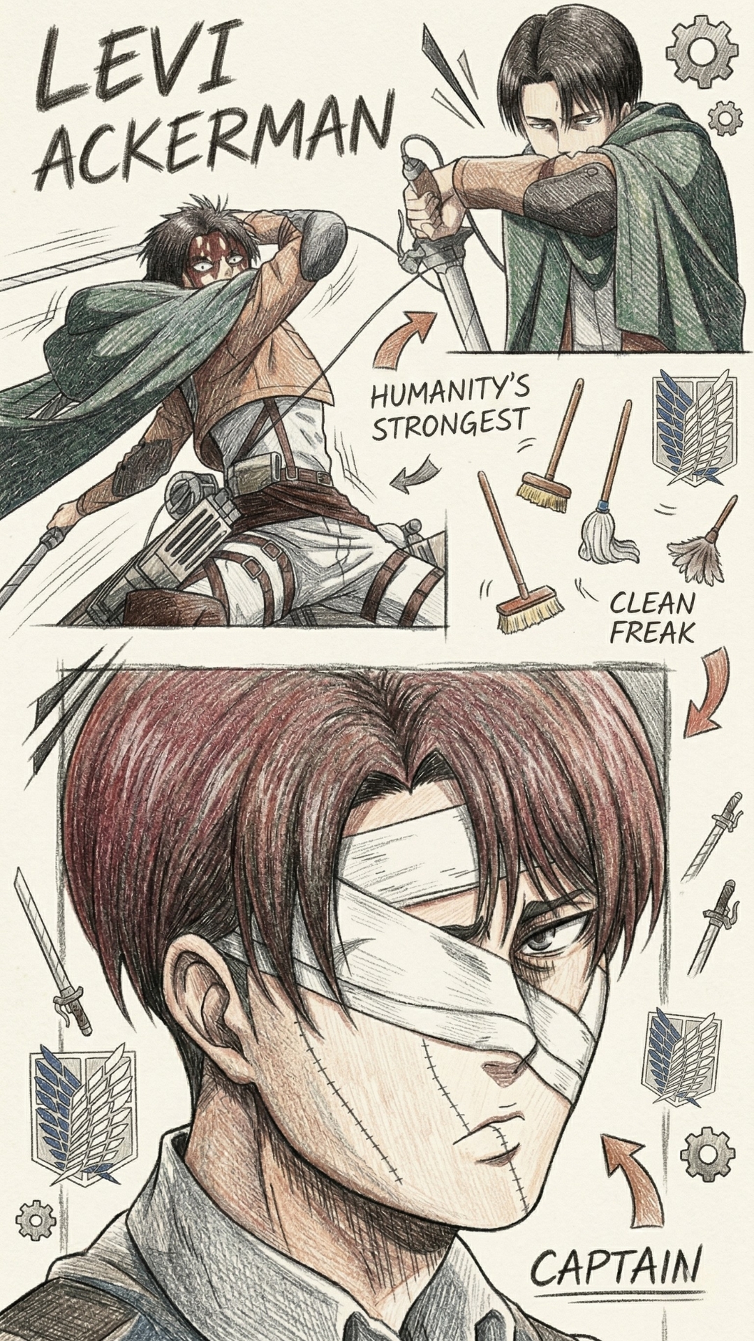 Levi Ackerman 4K Wallpaper - 10