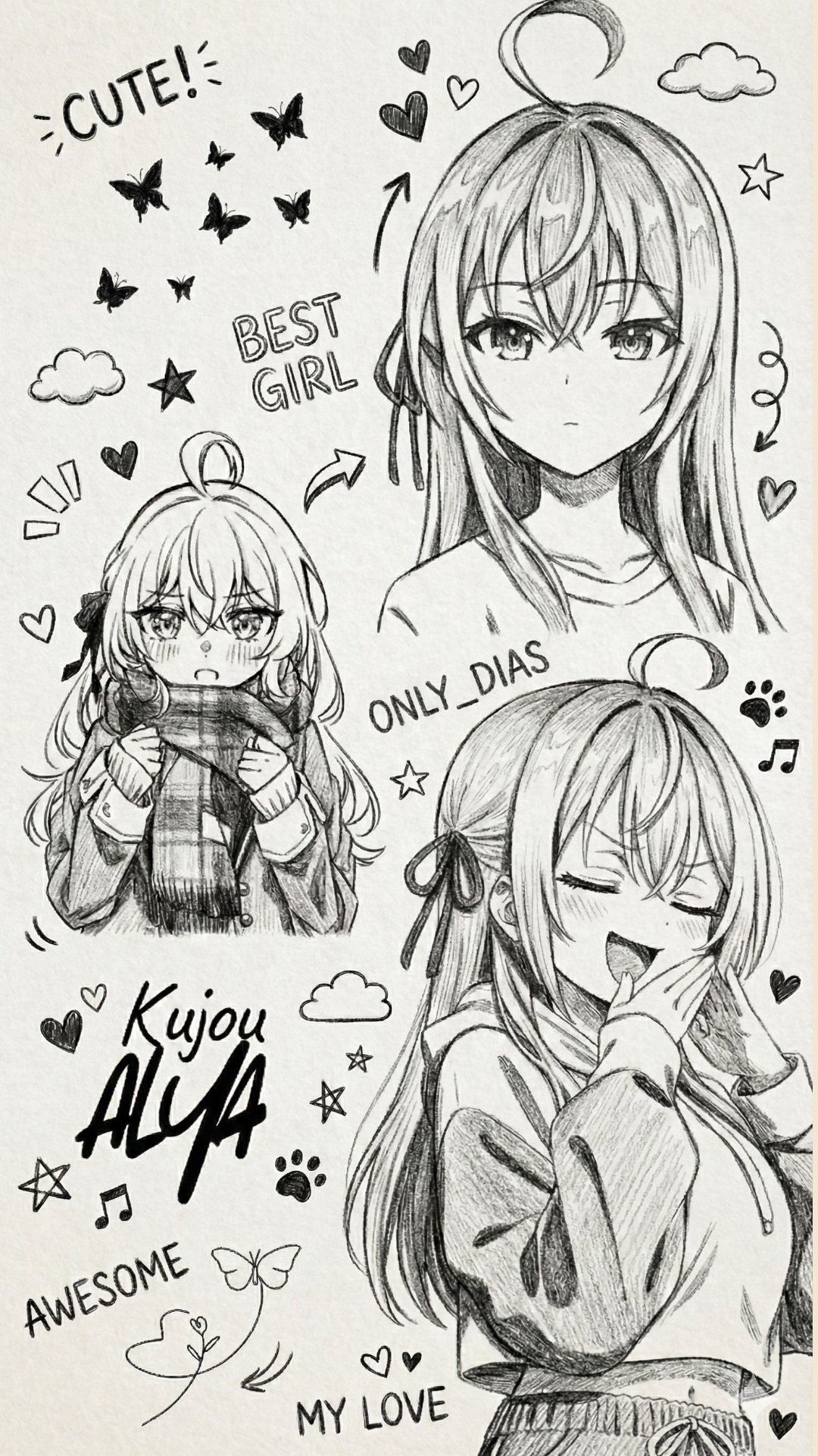 Alya Kujou 4K Wallpaper - 5 | Only_dias Ocean