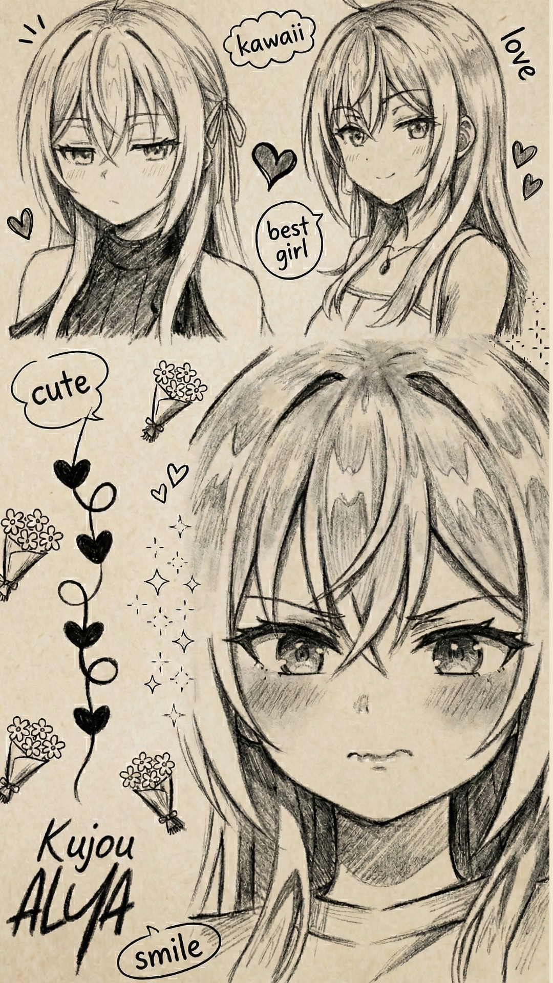 Alya Kujou 4K Wallpaper - 7 | Only_dias Ocean