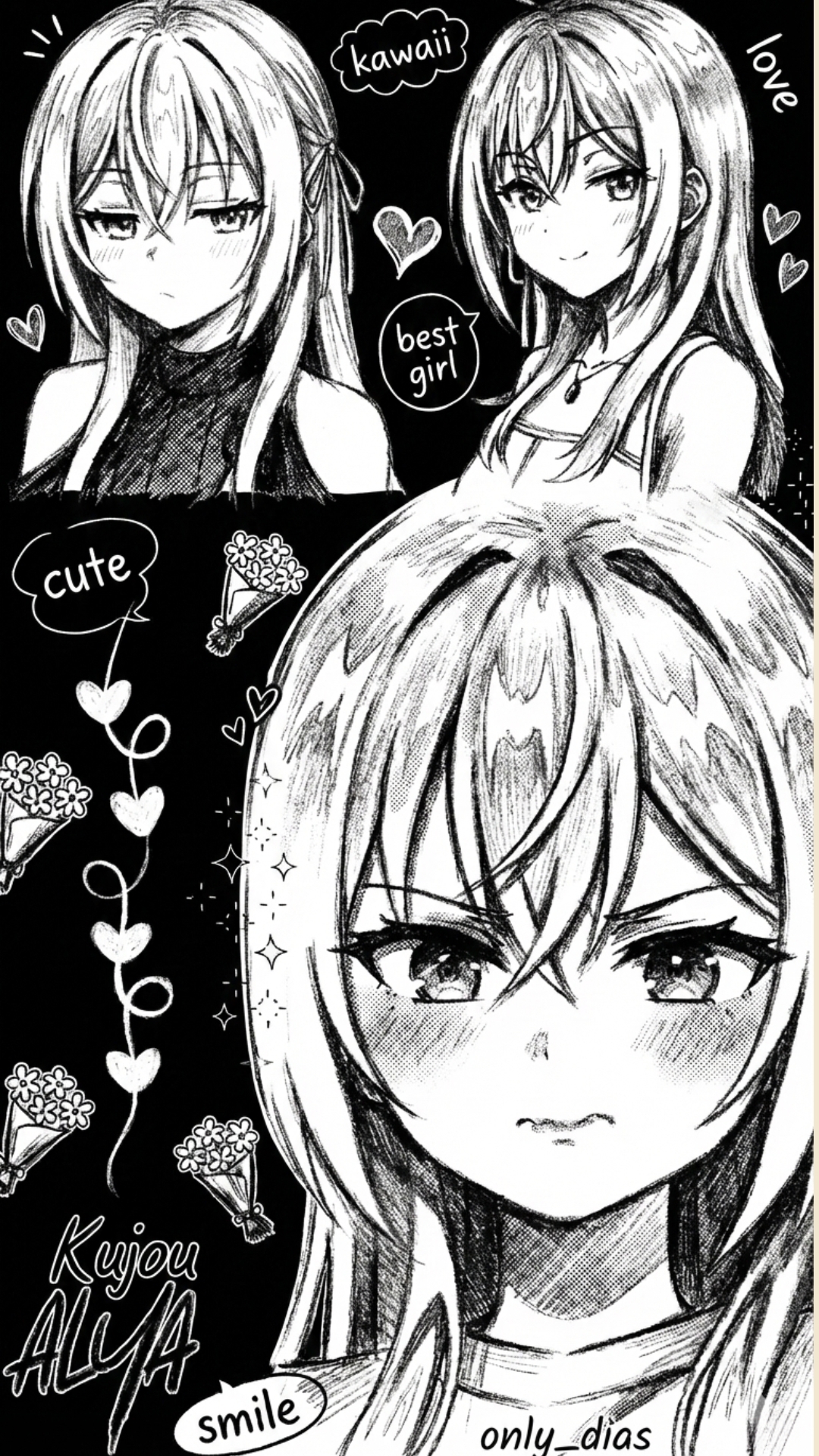 Alya Kujou 4K Wallpaper - 10 | Only_dias Ocean