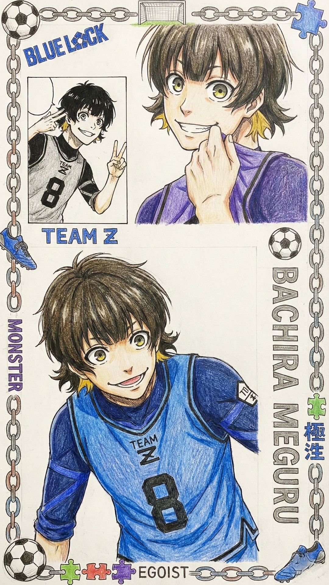 Bachira Meguru 4K Wallpaper - 4 | Only_dias Ocean