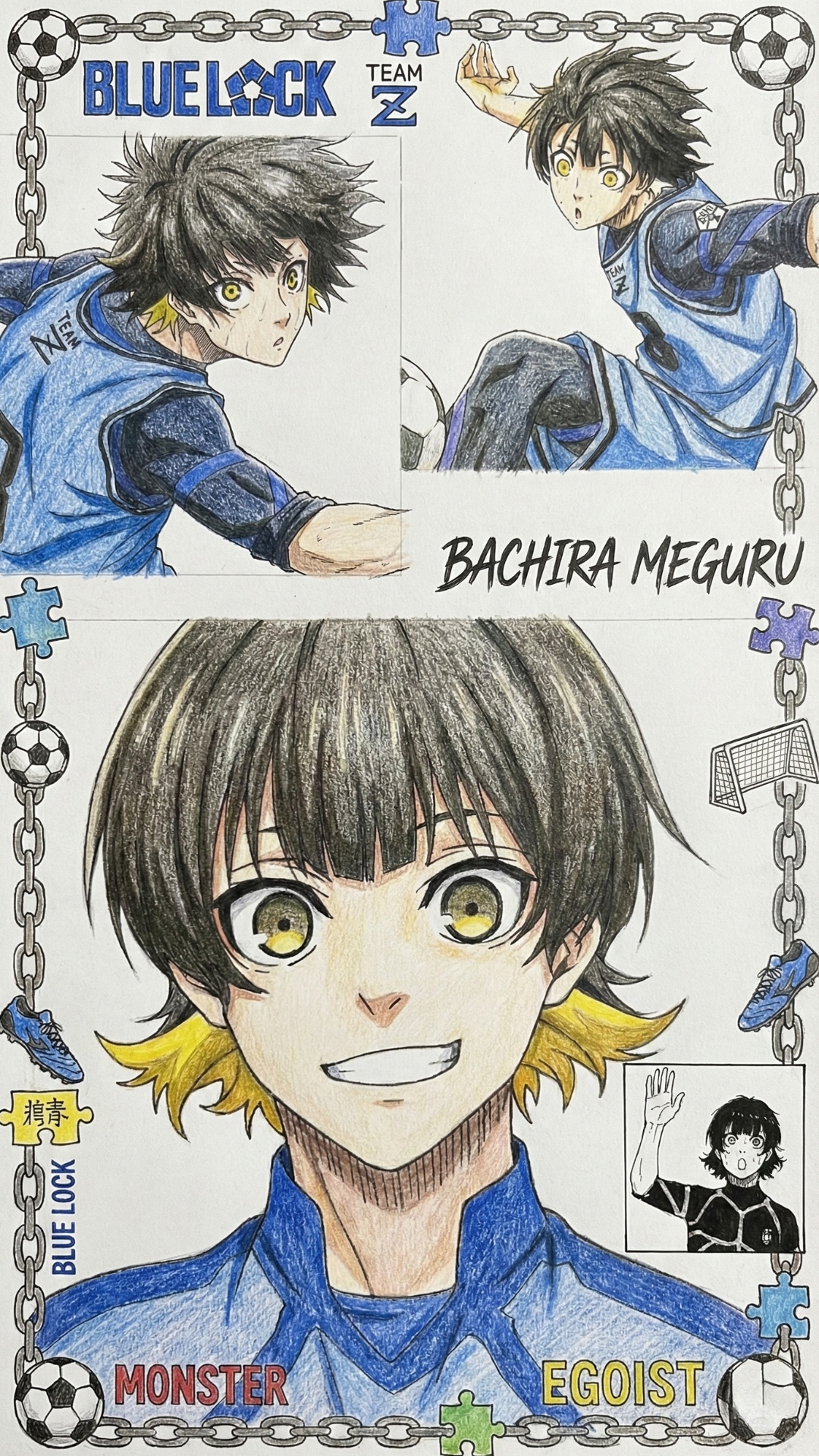 Bachira Meguru 4K Wallpaper - 6 | Only_dias Ocean