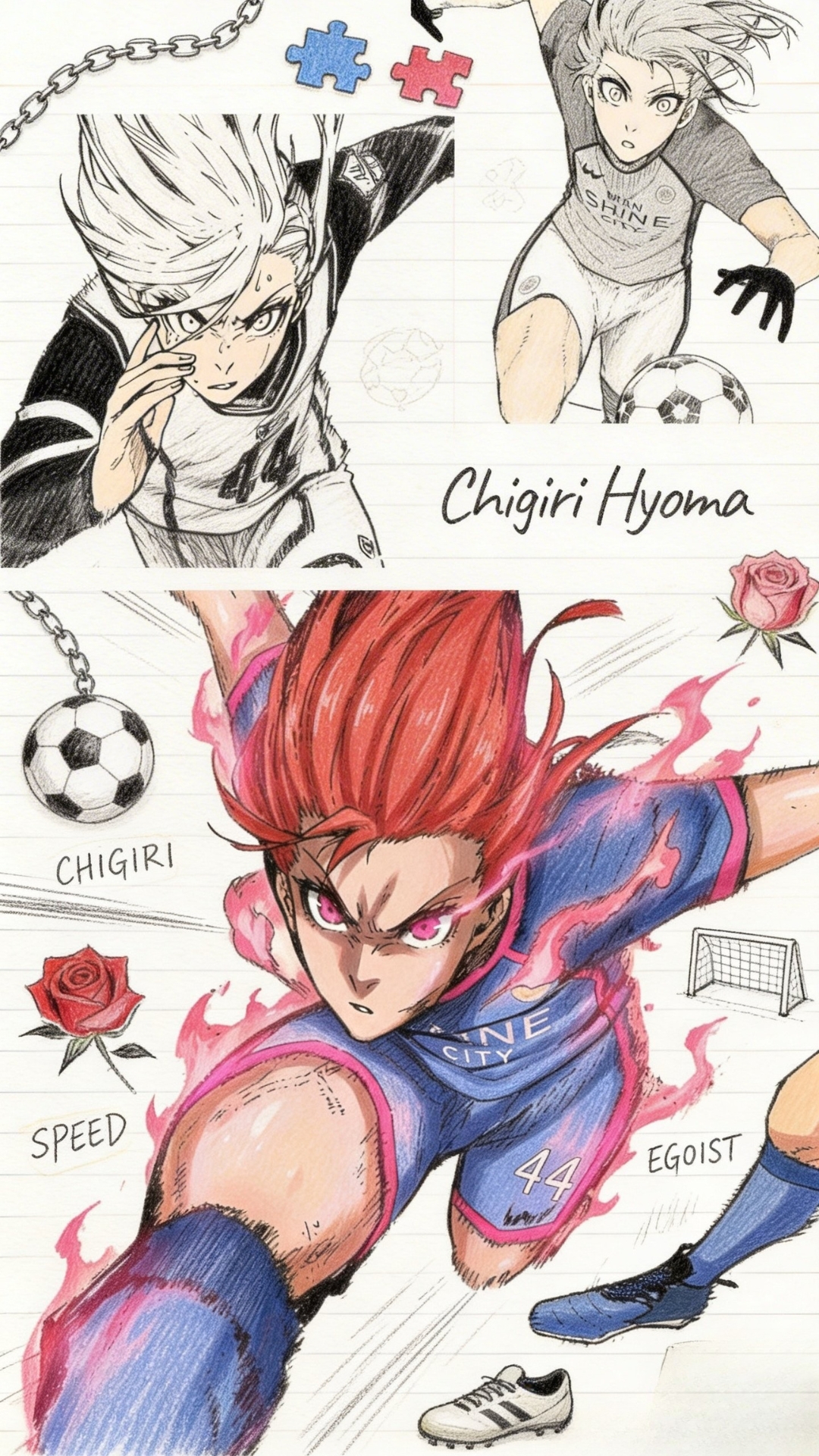 Chigiri Hyoma 4K Wallpaper - 6 | Only_dias Ocean