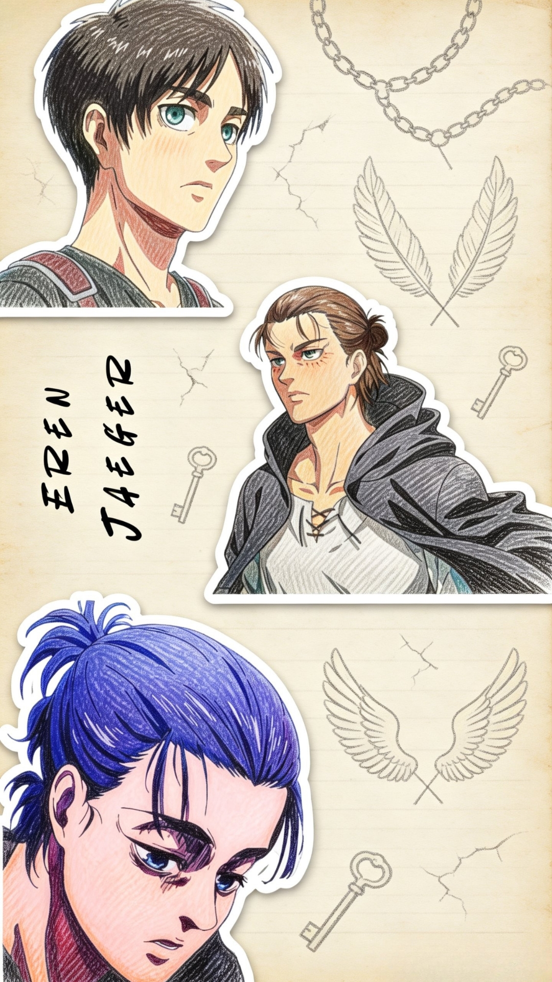 Eren Jaeger 4K Wallpaper - 3 | Only_dias Ocean