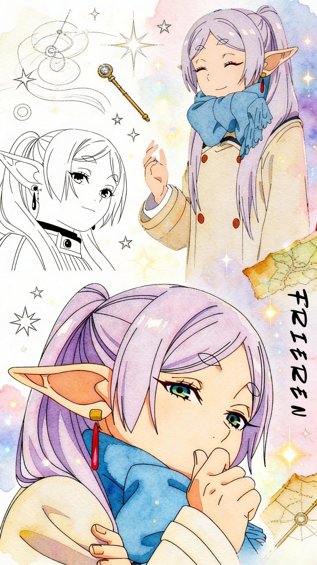 Frieren 4K Wallpaper - 2 | Only_dias Ocean