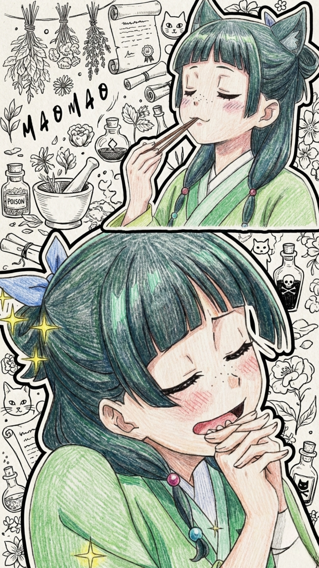 Maomao 4K Wallpaper - 2 | Only_dias Ocean