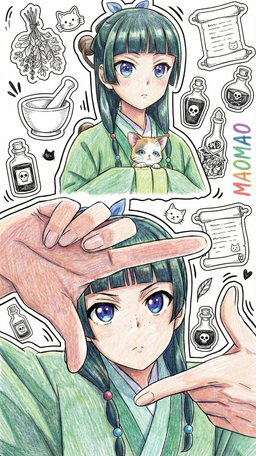 Maomao 4K Wallpaper - 3 | Only_dias Ocean