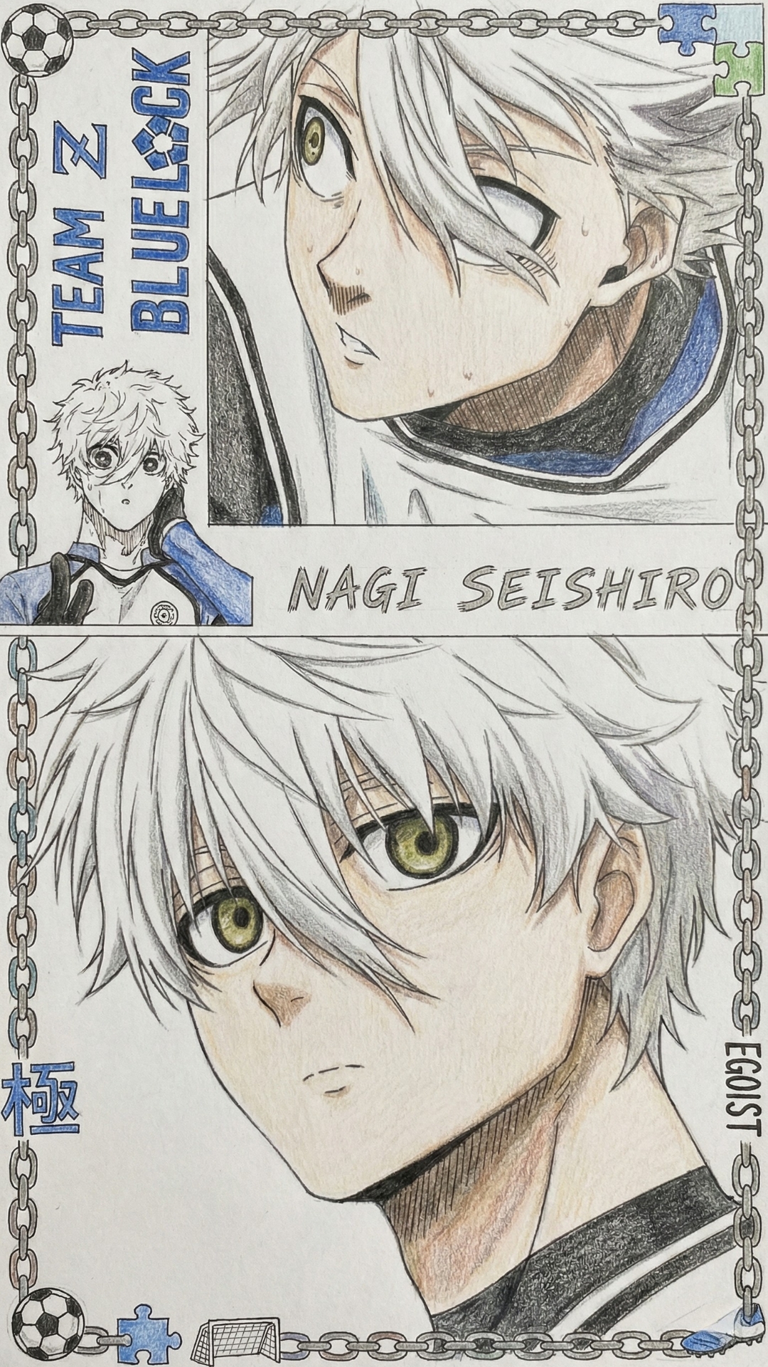 Nagi seishiro 4K Wallpaper - 2 | Only_dias Ocean