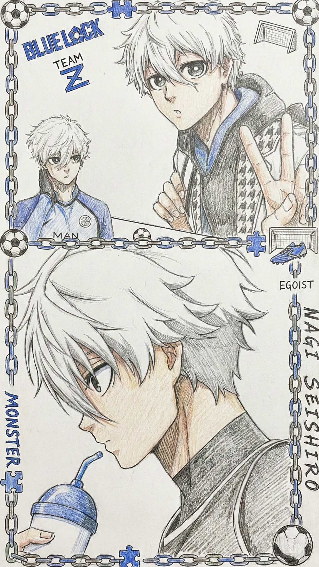 Nagi seishiro 4K Wallpaper - 3 | Only_dias Ocean