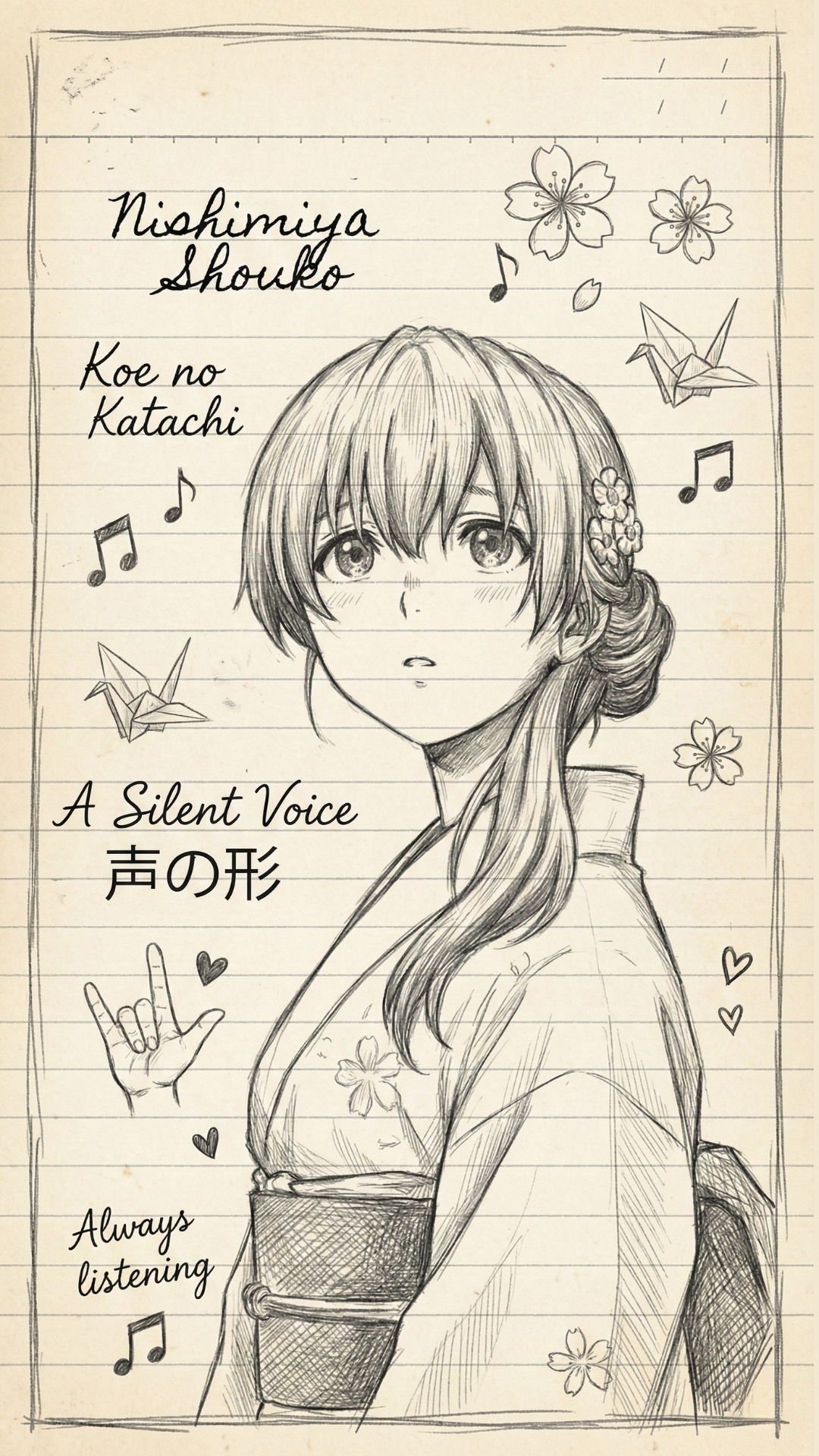 Nishimiya Shouko 4K Wallpaper - 2 | Only_dias Ocean