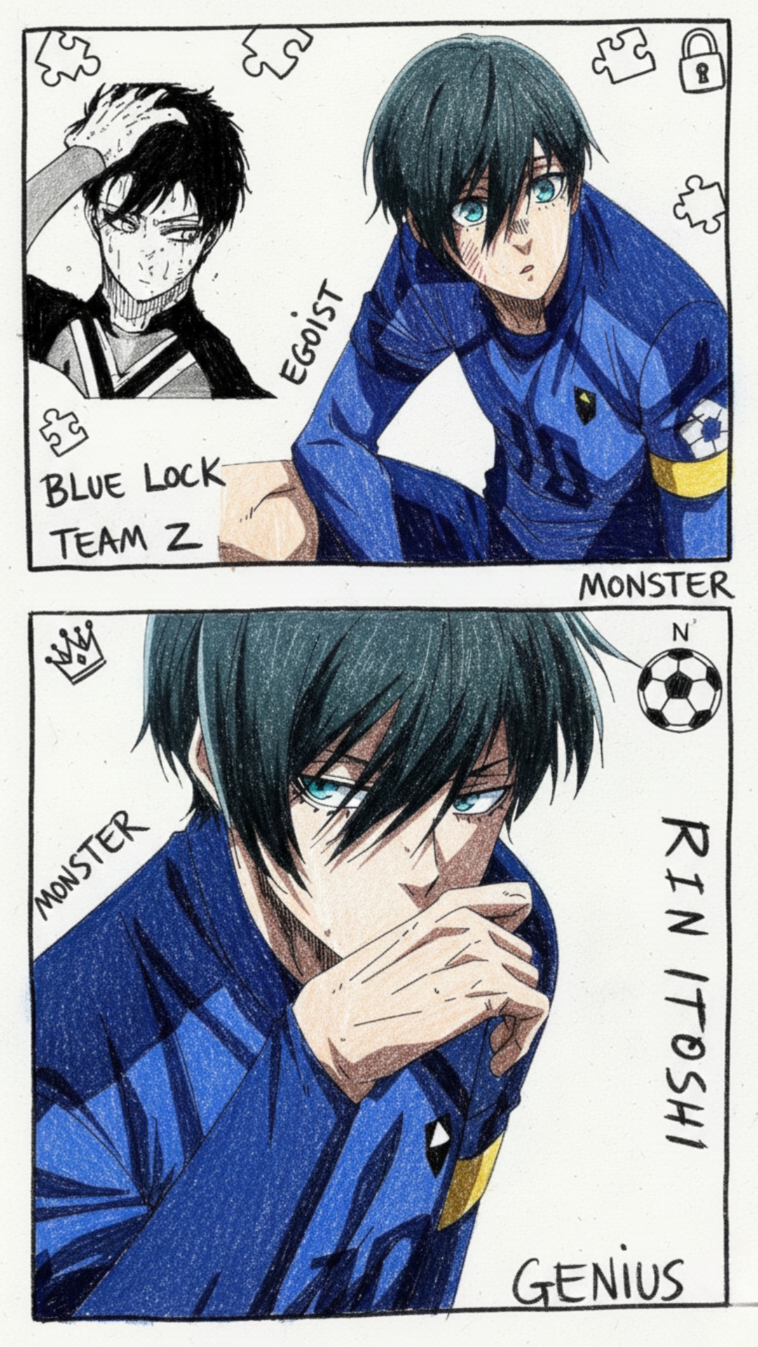 Rin Itoshi 4K Wallpaper - 6 | Only_dias Ocean