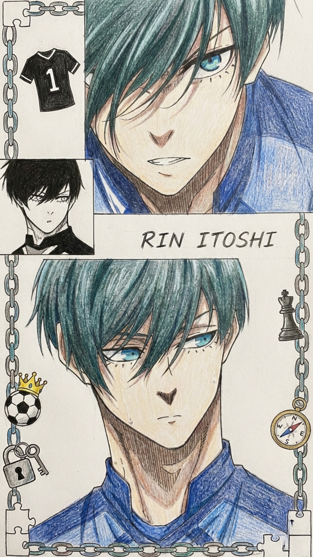 Rin Itoshi 4K Wallpaper - 7 | Only_dias Ocean